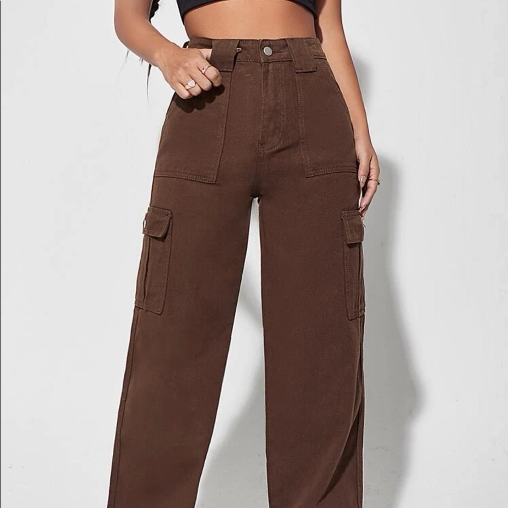 Brown Cargo Pants